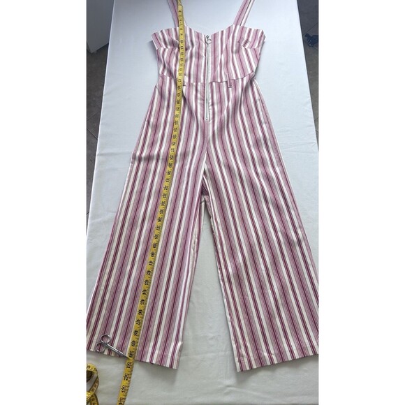 Romeo & Juliet Couture Womens Medium‎ Jumpsuit Red & Ivory NWT - Picture 2 of 12